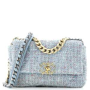 Chanel 19 Flap Bag Quilted Tweed Medium #179069C43B